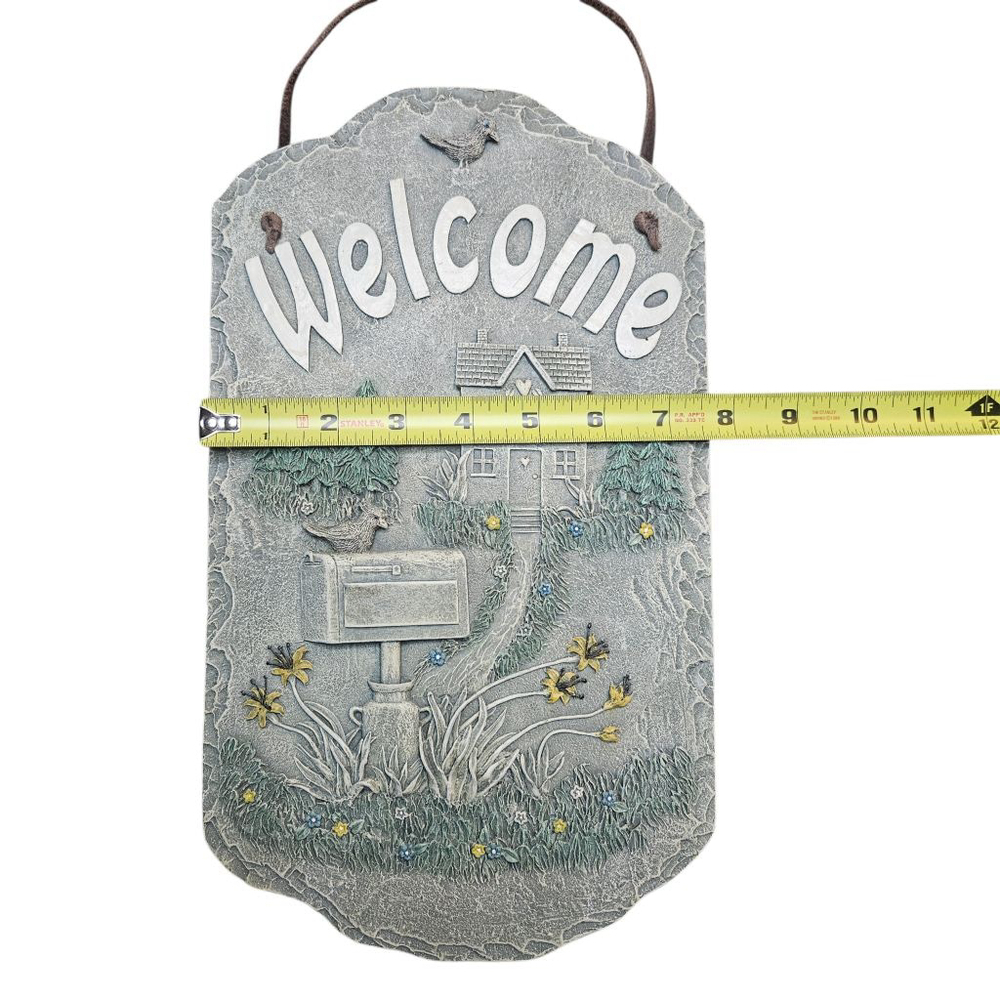 TCR Licensed Gray Welcome 3D Printed Wall Sign - Picture 3 of 4